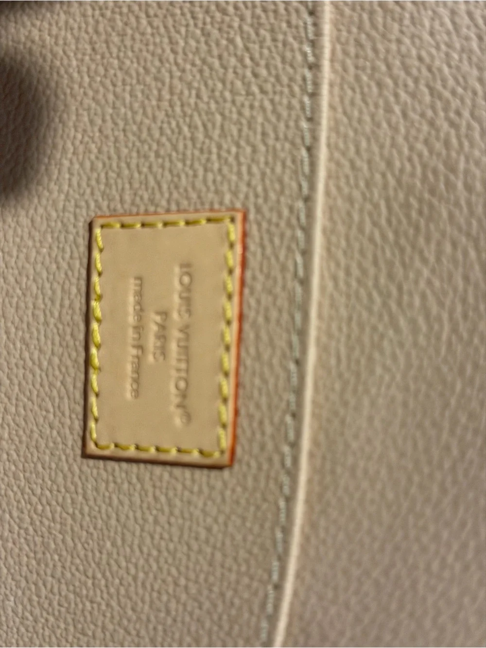 Louis Vuitton Brown Monogram Pouch with Gold-Tone Zipper